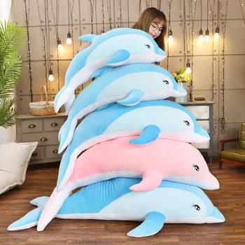 Голямо Плюшено Делфин Играчки, Пълнени Морския Животински Детски Подарък Brinquedos Меки Играчки