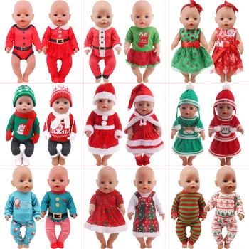 Дрехи за кукла Baby Born е най-Добрият Коледен Подарък на Дядо Коледа, Пуловер, Пола, Пижами, Подходящи за 18 