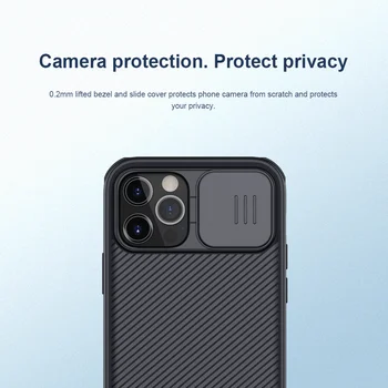 за iPhone 12 Pro Max Калъф Nillkin CamShield Тънък Магнитен Слайд Защита на Тънка Камера на Задния Капак за iPhone 12/12 Pro/12 Mini 1
