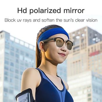 За xiaomi huawei Bluetooth Smart Точки Аудио Хендсфри Спортни Стерео Слънчеви Очила Слушалки Музика HD Звук Смарт Очила 5