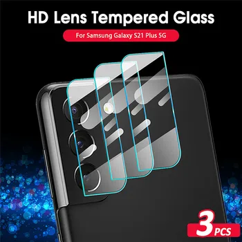 Защитно Фолио За Екрана на Камерата За Samsung Galaxy S21 Ultra 5G Glass 9H Закалено Стъкло За Samsung S21 Plus Задната Защитно Фолио Лен