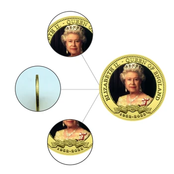 Златна монета на кралица Елизабет II The Magical Queen ' s Challenge Монети Събиране на Феновете на Кралския монети на нейно Величество 4