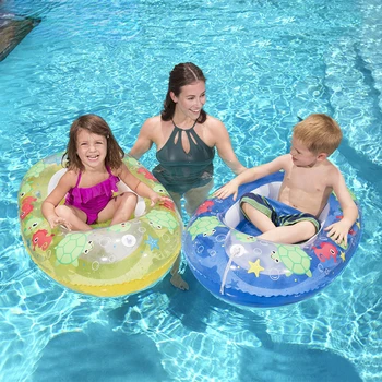 Играчки на плувка вода на бебето кръга на мястото на плувния басейн, както за сигурността на морските животни, лодки деца надуваеми плаващи играчки за лятото деца