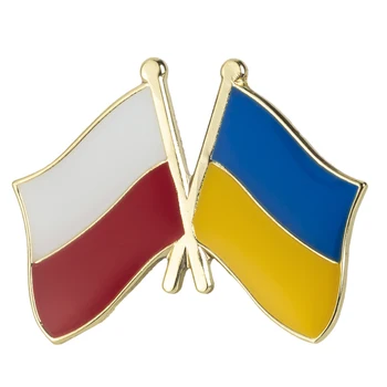 Иконата за Приятелство Полша и Украйна Брошка на Ревера на Игла на Ревера Икони на Раницата Брошка на Булавке