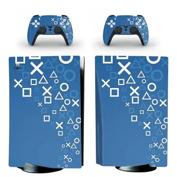 Индивидуален дизайн на PS5 Standard Disc Edition Стикер на Кожата Стикер Калъфче за Конзолата PlayStation 5 и Контролер PS5 Стикер на Кожата Винил 5