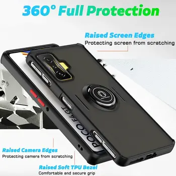 Калъф За Xiaomi Redmi K50 Ultra Case с Кольцевым Държач За Защита От падане, Твърд Калъф За Redmi K50 Gaming K40 Pro K50Pro K40S, Калъф За Телефон 1