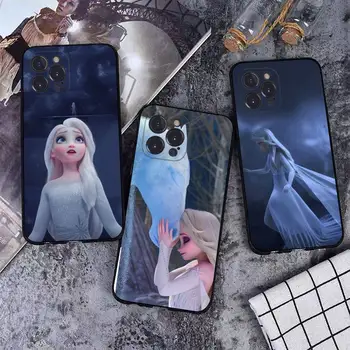 Калъф За телефон Disney Snow Queen Елза и Анна за iPhone 8 7 6 6S Plus X SE 2020 XR XS 14 11 12 13 Mini Pro Max Мобилен Калъф