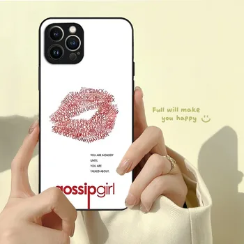 Калъф За Телефон Gossip Girl, изработени от Закалено Стъкло За iPhone 13 12 11 Pro Max Mini X XR XS Max 8 7 6s Plus SE 2020 Shell Fundas 4