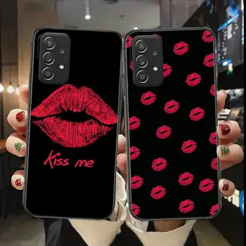 Калъф за телефон Kiss me за Samsung Galaxy A51 A50 A52 5G A20E A60 A20S A71 A40 A40S A90 A70 A32 A30 A70 A21S калъф за вашия телефон