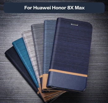 Калъф-чанта За телефон От изкуствена кожа За Huawei Honor 8X Max Honor 8X Honor Play, Флип калъф Huawei Honor Note 10 P Smart 2019, Калъф-за награда 0