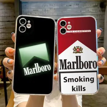Кутия За Пушене на Цигари Художествен Калъф За Телефон Прозрачен За iPhone 13 12 11 14 Pro Max Mini X XR XS 7 8 plus 13 14 max Калъфи за телефони 0