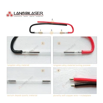 лазерни лампи-светкавици лампи за лазерни козметични лазери: 7 * 65 * 130F - wire , Weifang Mingliang Electronics Co., Ltd. 3