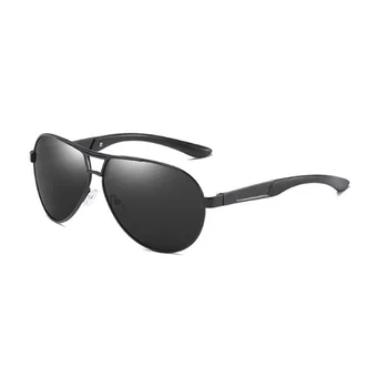 Марка Класически Дизайн Поляризирани Слънчеви Очила Мъжки Слънчеви Очила За Шофиране UV400 Vintage Слънчеви Очила с Огледално Покритие Нюанси Oculos de sol 2