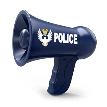 Мегафон за Деца се Преструва, че е Полицай Подпори за Деца, Детска Полицейска Сирена, Играчки за Промяна на Глас, Играчки за Полицаи