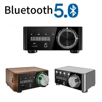 Мини Аудио Hi-Fi Bluetooth 5,0 Усилвател клас мощност D TPA3116 Цифров Усилвател 50 W * 2 Домашно Аудио Автомобилен Морски USB/AUX IN 0