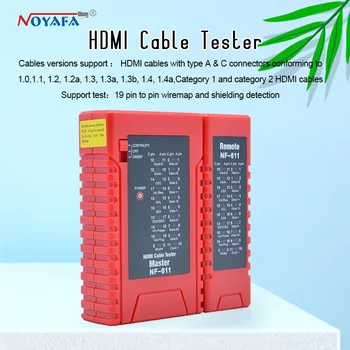 Многофункционален тестер кабел Noyafa за стандартен HDMI и HDMI Тестер NF-611