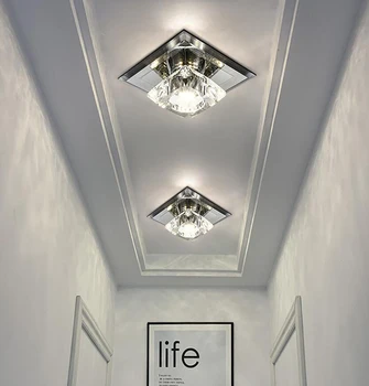 Модерен Минималистичен Led Кристална Тавана Лампа 5 W За Хол, Коридор, Пасаж Светлина Антре Светлина 1