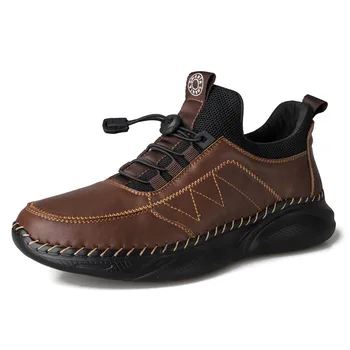 Мъжки обувки 2022 г. от Новата Есенно-зимни обувки, водене жив топлина Обувки, Мъжки Ежедневни Обувки, Леки обувки За ходене, Обувки, Големи Размери 1
