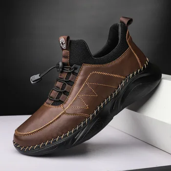 Мъжки обувки 2022 г. от Новата Есенно-зимни обувки, водене жив топлина Обувки, Мъжки Ежедневни Обувки, Леки обувки За ходене, Обувки, Големи Размери 2