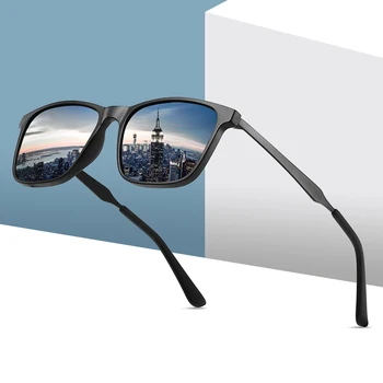 Мъжки Слънчеви Очила Дамски Маркови Модни Слънчеви Очила От Сплав С Поляризирани UV400 Лещи За Шофиране На Открито Реколта Очила за Нощно Виждане V6904