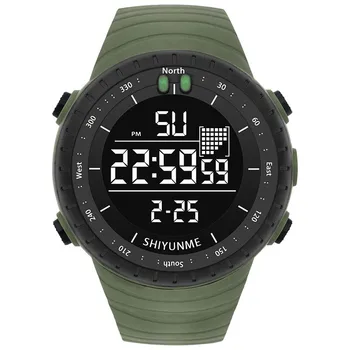 Мъжки Часовник Военни Водоустойчив спортен часовник SHIYUNME Армейските led Цифрови Ръчни Хронометри за Мъже 0