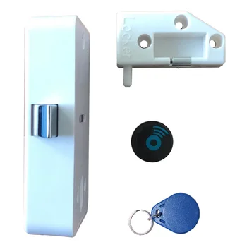 Невидим Интелигентна Система за Заключване на вратите на Гардероба Без Ключ, Без Дупка Скрит САМ RFID Заключване Дървен Шкаф Кутия Шкафче, Гардероб