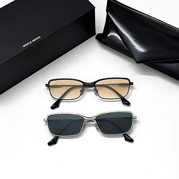 НЕЖНО LEIN Оптични Рамки За Очила Monster Слънчеви Очила с UV400 Квадратни Очила За най-малките Лицето Мъжки Дамски слънчеви Очила По Рецепта
