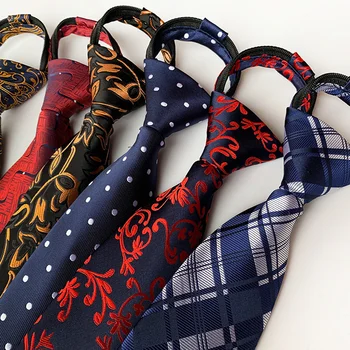 Нов Костюм, Бизнес Вратовръзка с Цип За Мъже, 1200 Възглавница, Висококачествен Полиэстеровый Вратовръзка на Райе, Обикновена Окото Цветни Вратовръзки 1