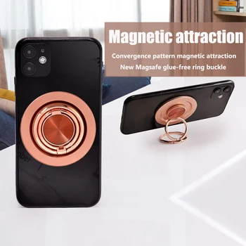 Нов магнитен държач за мобилен телефон, Съвместим с Magsafe за Iphone 12 13 14 Pro / Max, Подвижни и съвместим с безжична зареждане
