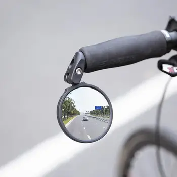 Огледало За Планински Шоссейного Велосипед HD Складное Кормило Огледало за Обратно виждане Лост За Планински Велосипед Куполна Огледало за Обратно виждане Бар Край 4