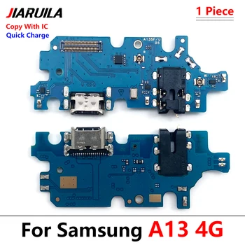 Оригинал За Samsung Galaxy A13 A135F 4G USB Micro Зарядно Устройство, Порт за Зареждане на Док Конектор Конектор за Микрофон Такса Гъвкав Кабел 1