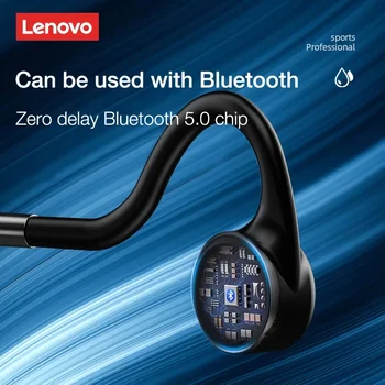Оригинални Слушалки Lenovo X3/X3 Pro/X4/X5 с Костна Проводимост Bluetooth, Спортен Слушалки, Водоустойчив Безжични Слушалки за Колоезденето 2