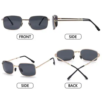 Очила за нощно виждане Eyewear метална рамка, сгъване на свидетелство за управление на стъкла Фотохромен слънчеви Очила слънчеви Очила поляризирани за хора 3