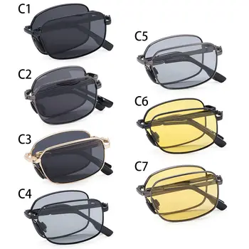 Очила за нощно виждане Eyewear метална рамка, сгъване на свидетелство за управление на стъкла Фотохромен слънчеви Очила слънчеви Очила поляризирани за хора 4
