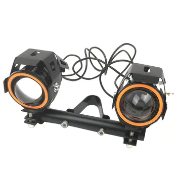 Предни светлини орлиного очите на 12-60V 30W за електрически велосипед велосипед e Скутер с 2 големи светли освещениями 0