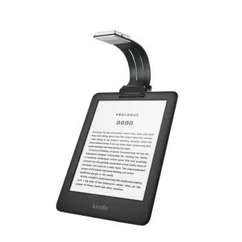 Преносим Led Лампа За Четене на Книги С Подвижни Гъвкав Клипс USB Акумулаторна Лампа За Четене на Електронни Книги Kindle Readers Reading Клип Light 4