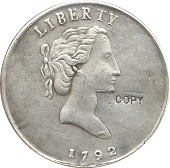 продажба на едро 1792 Монети по Четвърт Долар Копие 100% копер производство със сребърно покритие 0