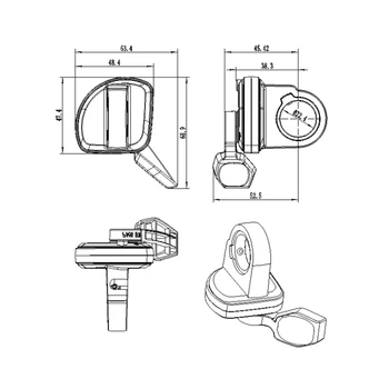 Резервни части и Аксесоари за Скутери Mercane WWP Обновяване на Педала на Газта за електрически скутер WideWheel Pro 2020 2