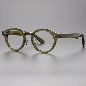 Реколта рамки за очила, мъжки японски дизайнерски Ретро оптични очила за четене, Късогледство, Гиперметропия, дамски слънчеви очила по рецепта KC77
