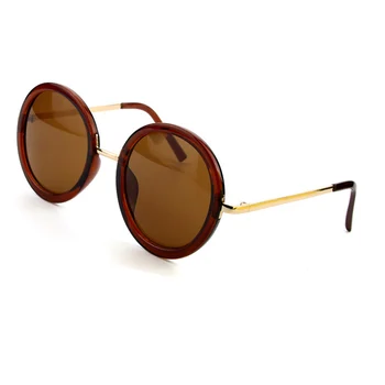 Ретро Кръгли Слънчеви Очила Дамски Маркови Дизайнерски Улични Пътни За Шофиране Vintage Слънчеви Очила За Момичета Женски 5 Цвята 2