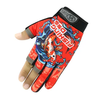 Ръкавици за спортен риболов с три пръста, ръкавици за лов, ръкавици guantes pesca, защитни ръкавици за пръсти, върха на пръстите си за риболов 1