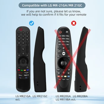 Силиконов калъф за LG MR22GA MR21GA MR21N, MR21GC Калъф за дистанционно Управление SIKAI За LG OLED TV Magic Remote MR21 GA 1