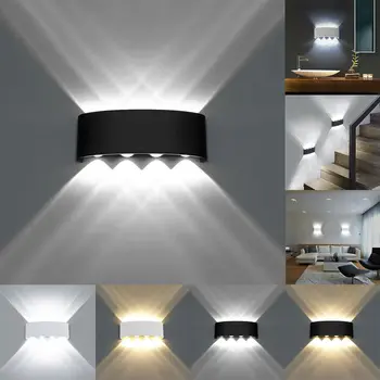 Скандинавски Стил Led монтиран на стената Лампа 6 W И 8 W Водоустойчив Открит и Закрит IP65 Модерен За Дома Стълби Спални малка странична Лампа За Баня 0