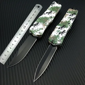 Тактически Ножове с Фиксирано Острие, ловен походный Нож за Оцеляване, Плодови домашни ножове, Amry Green-високо Качество 5