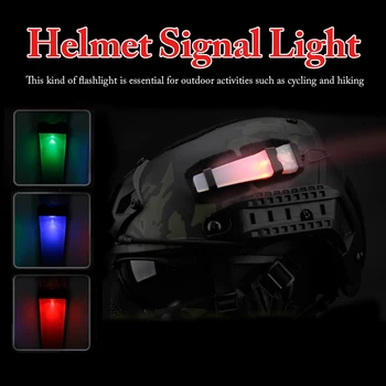 Тактически Фенер Каска Тактически Шлем Сигурност Светлината е Мигаща Каска Сигналната Лампа за Наем Спортни Аксесоари За Шофиране 2