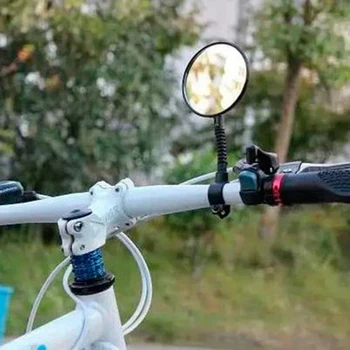 Универсални Велосипедни Огледала за Обратно виждане, Въртящи се на Велосипедни Огледала за Обратно виждане, Подходящи За Планински Шоссейного Велосипед МТВ, Плосък Волан 1