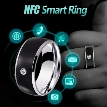 Унисекс NFC безименен Пръст Носимое Връзка Интелигентна Технология Smart-Пръстен Мултифункционален Водонепроницаемое Модно Бижу Размер на 6 ~ 12