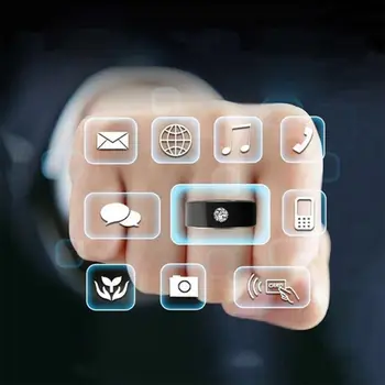 Унисекс NFC безименен Пръст Носимое Връзка Интелигентна Технология Smart-Пръстен Мултифункционален Водонепроницаемое Модно Бижу Размер на 6 ~ 12 1