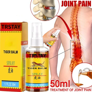 Успокояващ болката маслен масаж на Хладно и освежаващо тигровое масло се използва за прочистване на меридианите и отнемане са ревматични стави Етерично масло
