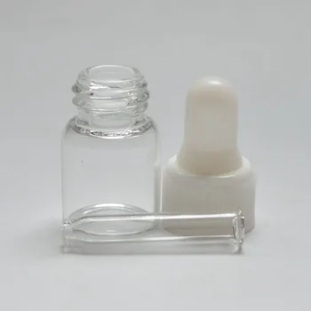 Флакон с Капкомер стъклени бутилки проба духове 10пкс малък за бутилки яснота етерично масло 2мл миниой миниой 3